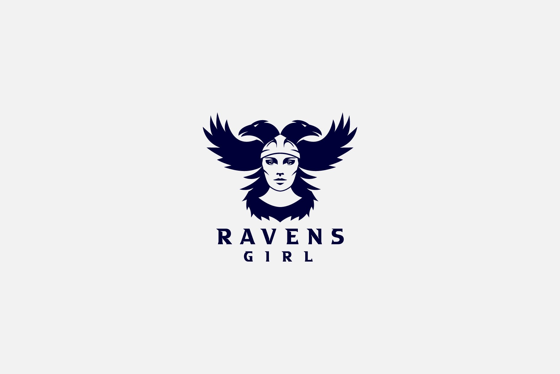 Raven Girl Logo cover image.