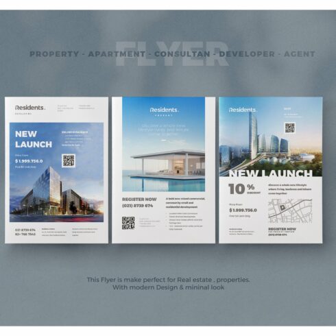 Real Estate Flyer Templates cover image.