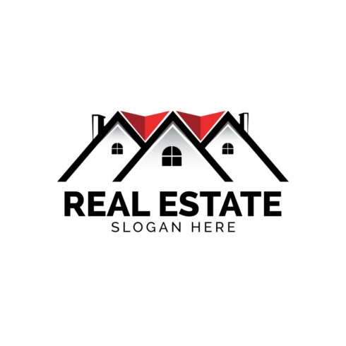 Real estate logo icon vector template modern and elegant design cover image.