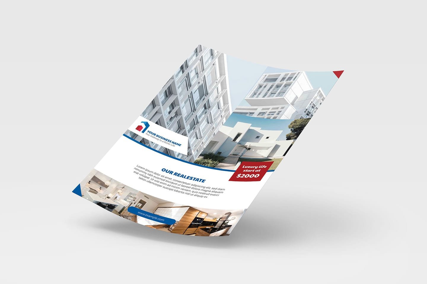real estate poster flyer template 2 154