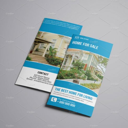 Trifold Real Estate Brochure V767 cover image.