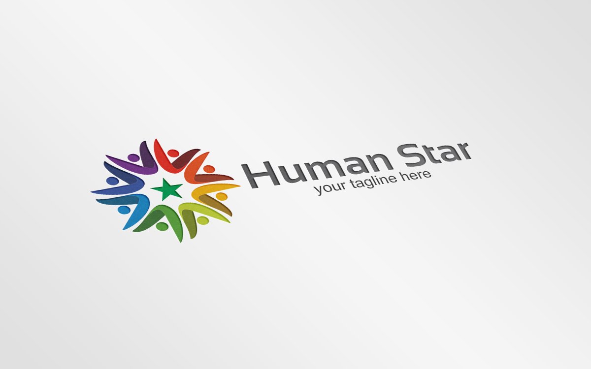 Human Star - Logo preview image.