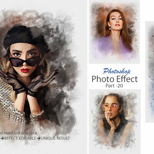 Realistic Painting Photo Effect cover image.