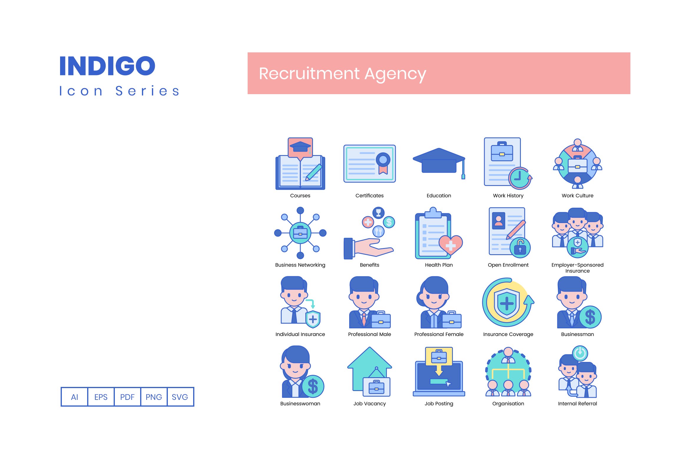 recruitment agency icons indigo cm 3 476