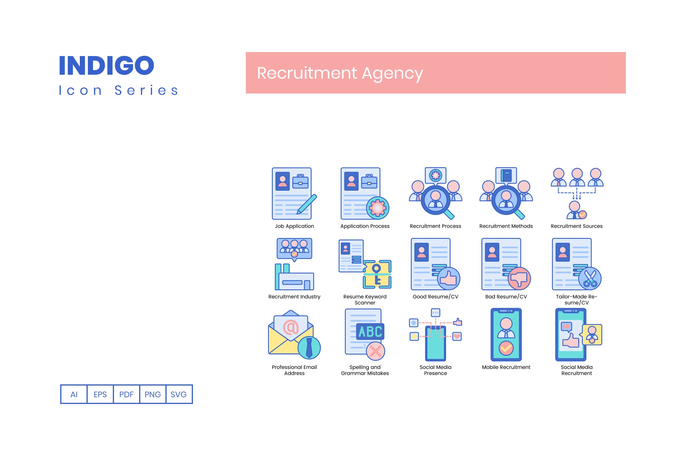 recruitment agency icons indigo cm 4 566