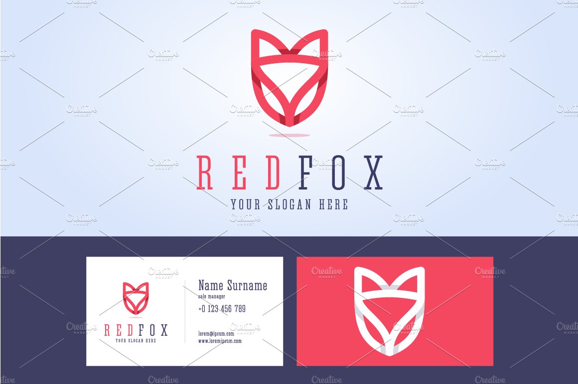 Red fox logo cover image.