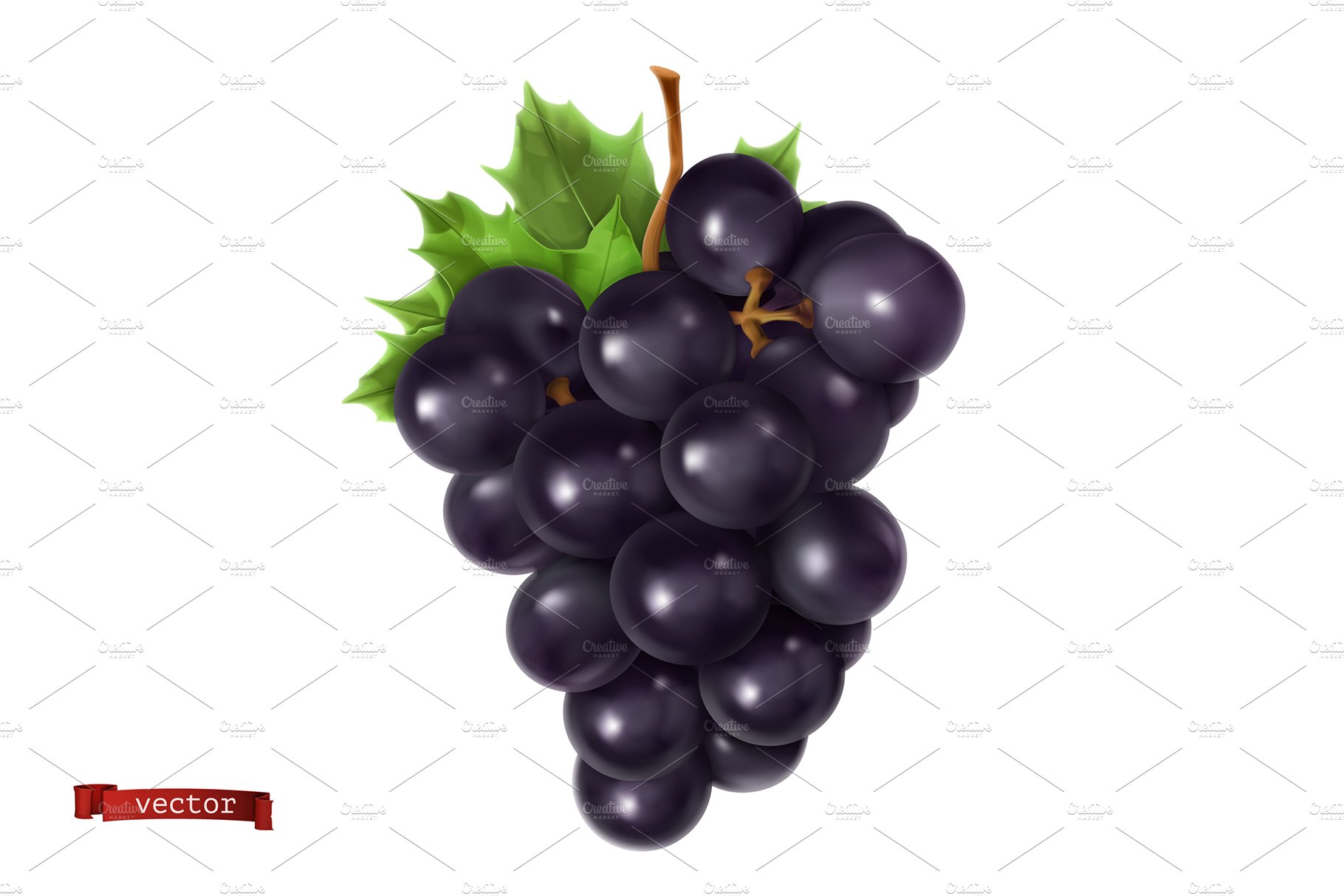 red wine glasses bottle splash grapes realistic vector 1 68