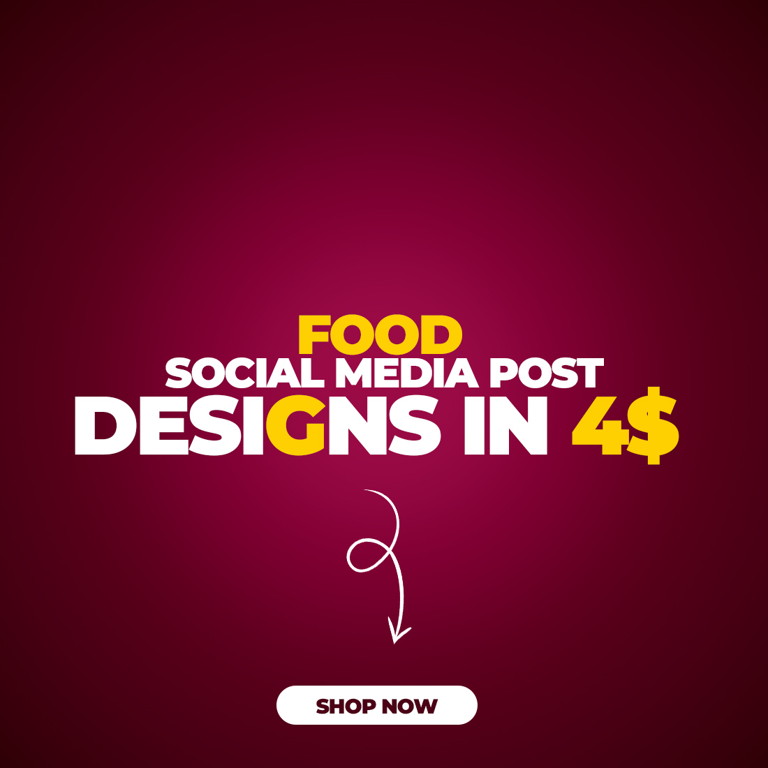 2 Beautiful Food And Restaurant Social Media Banner Post Template- Only $4 preview image.