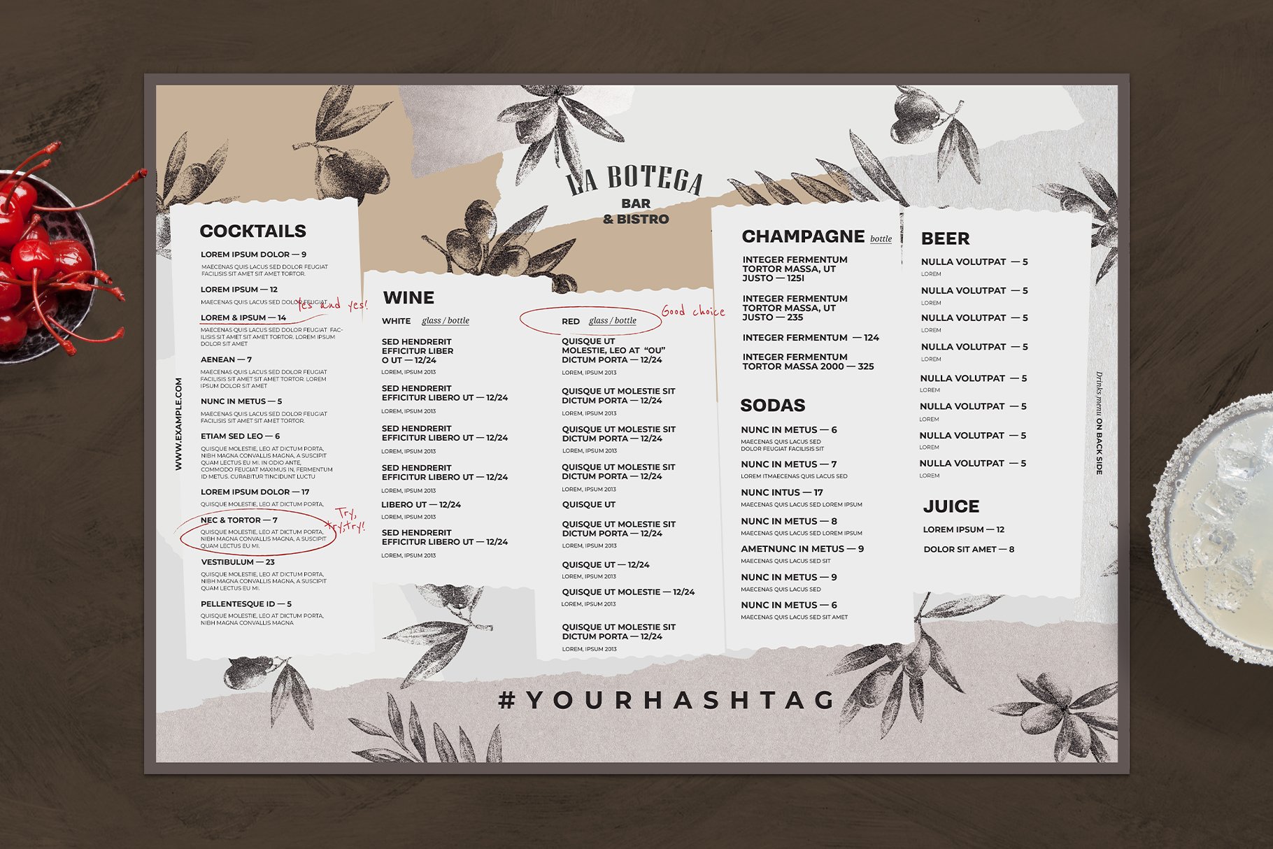 restaurant menu 03 147