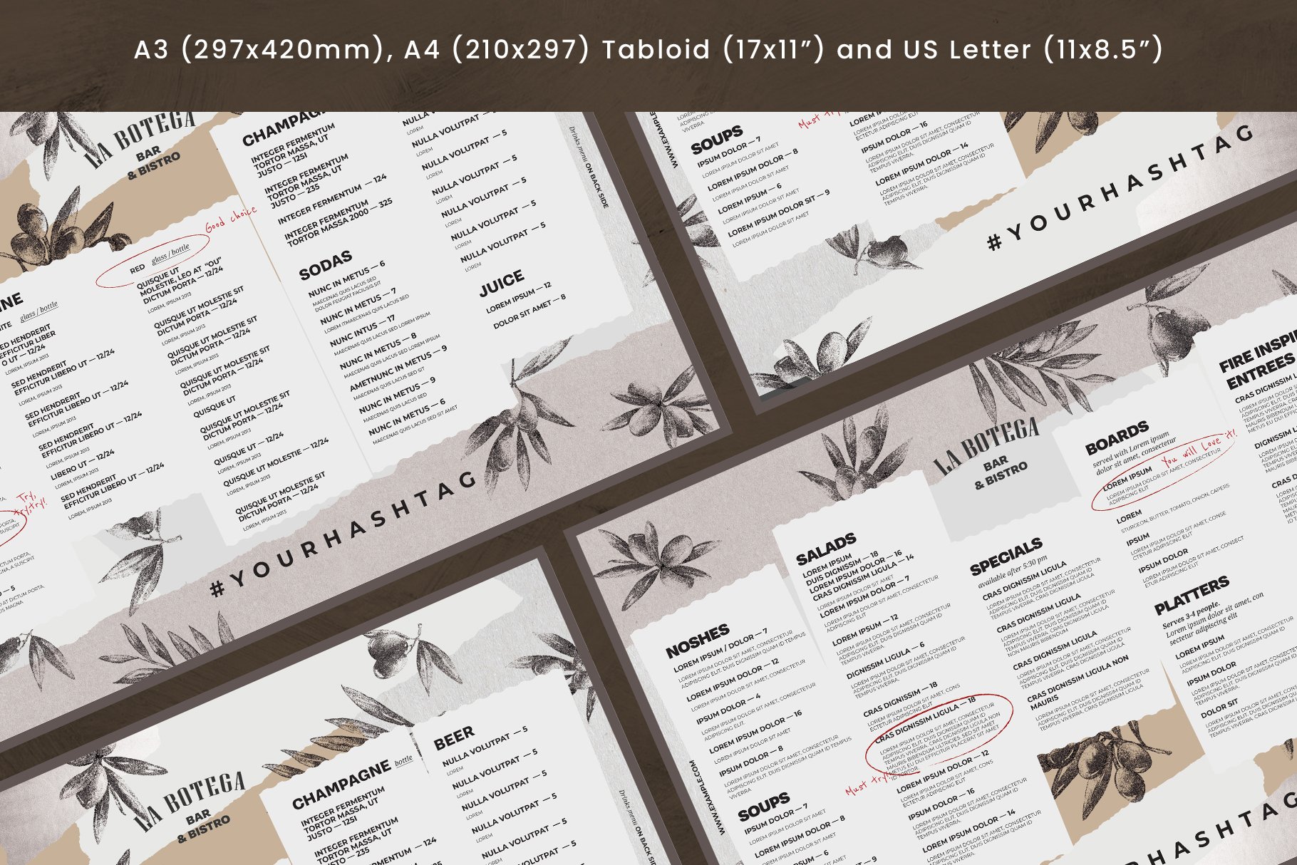 restaurant menu 04 569