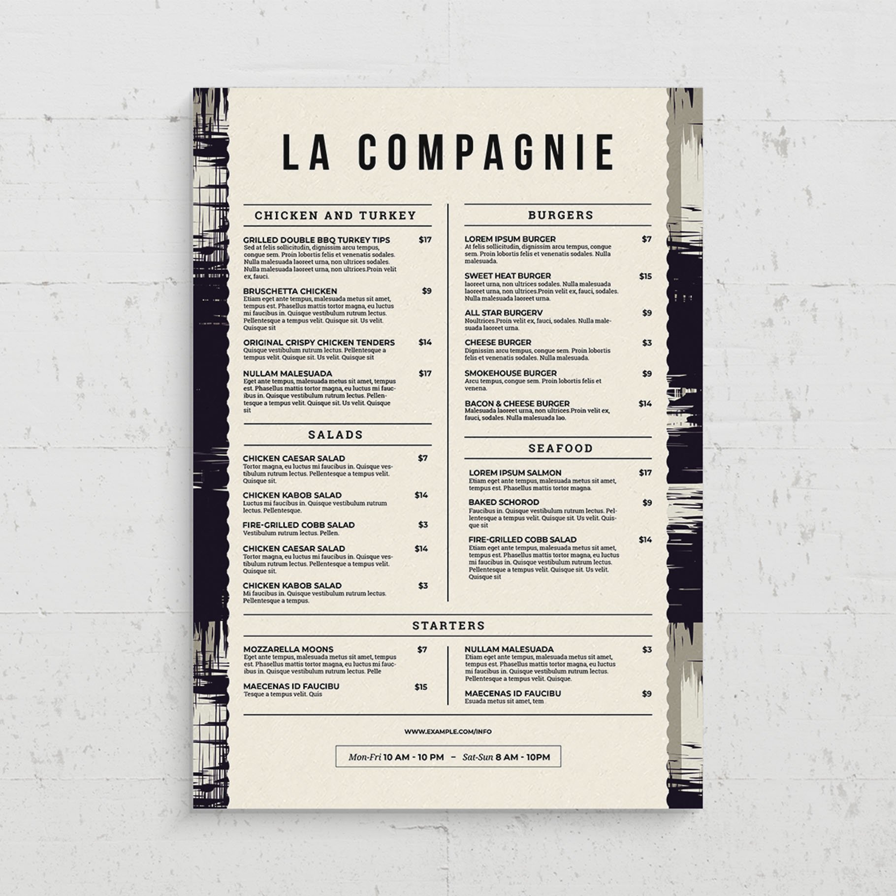 restaurant menu template 02 490