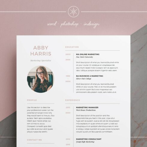 Resume/CV | Abby cover image.