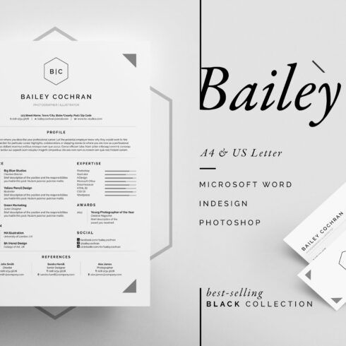 Resume/CV - Bailey cover image.