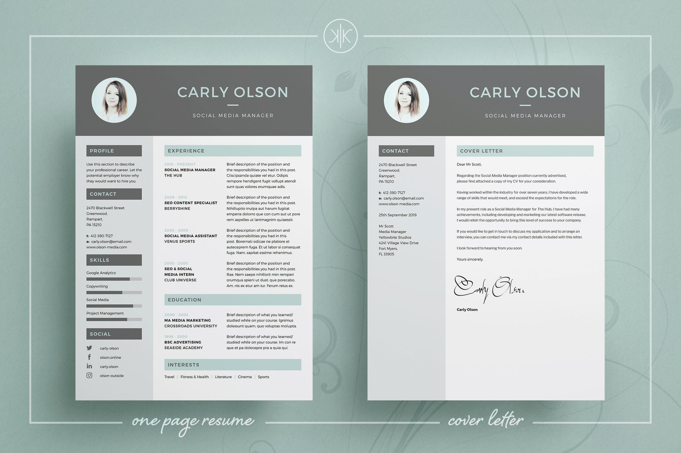 Resume/CV | Carly preview image.