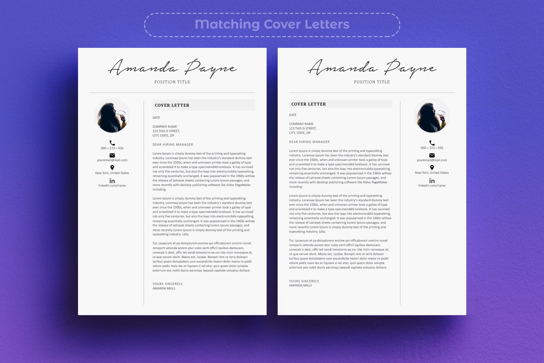 resume cover letter template 970