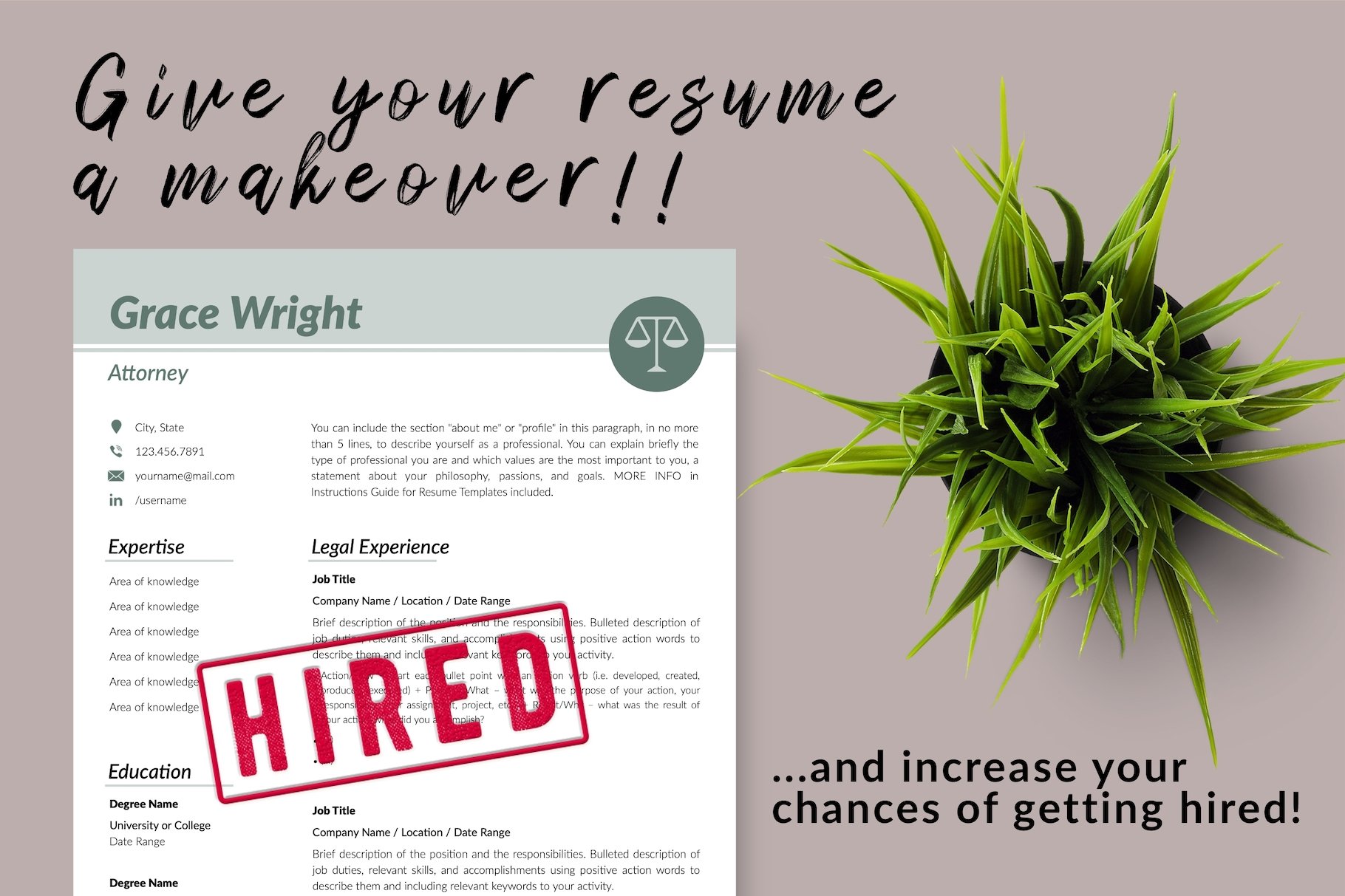 resume cv template grace wright for creative market 16 give your resume a makeover 935