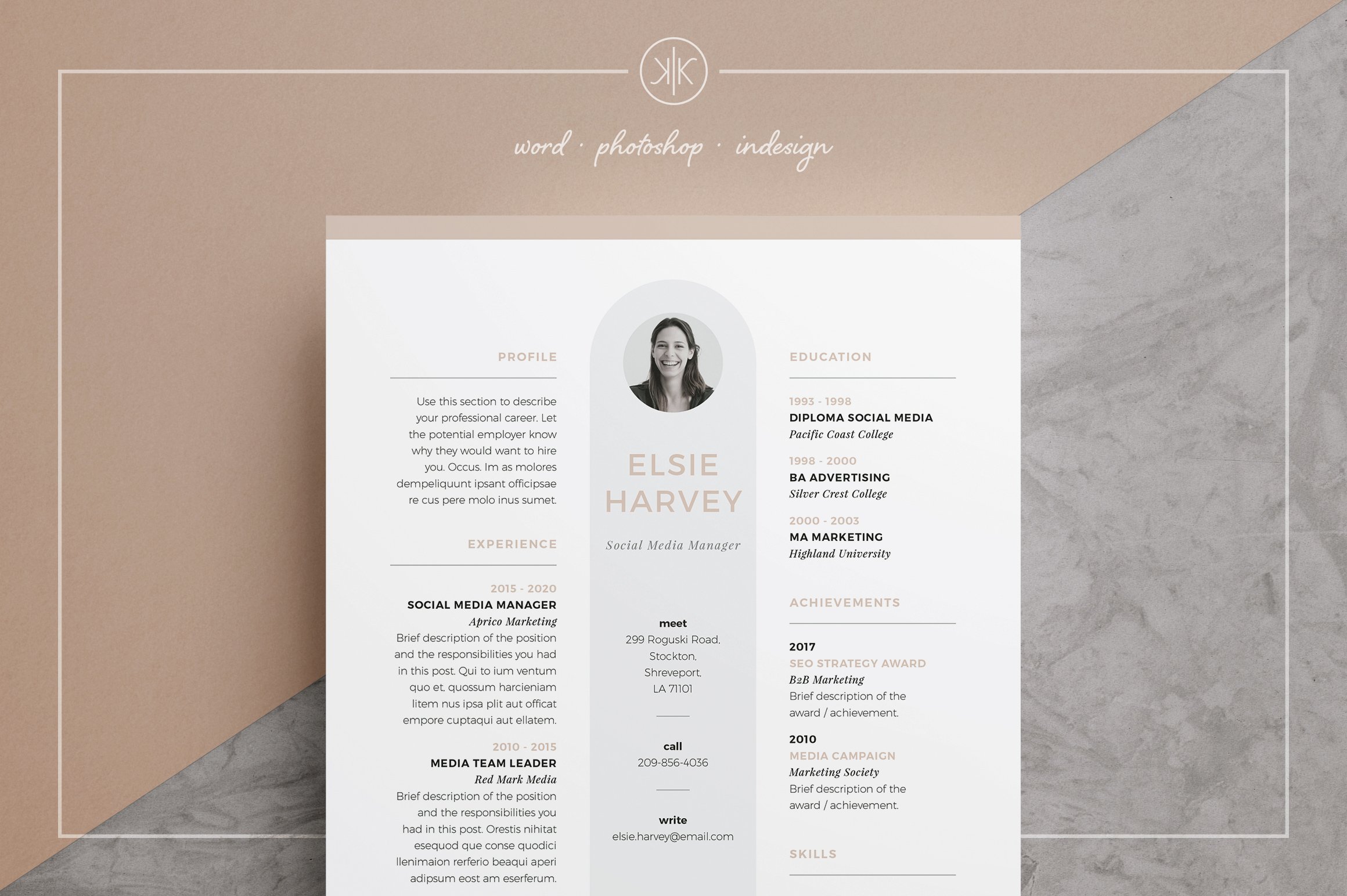 Resume/CV | Elsie cover image.