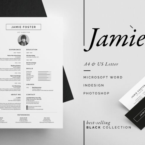 Resume/CV - Jamie cover image.