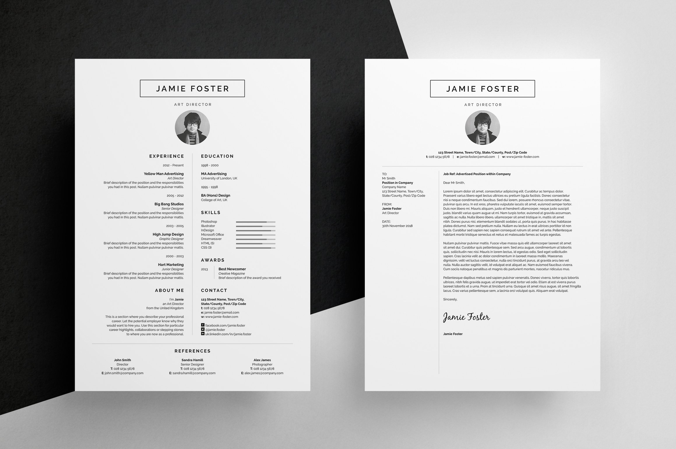 Resume/CV - Jamie preview image.