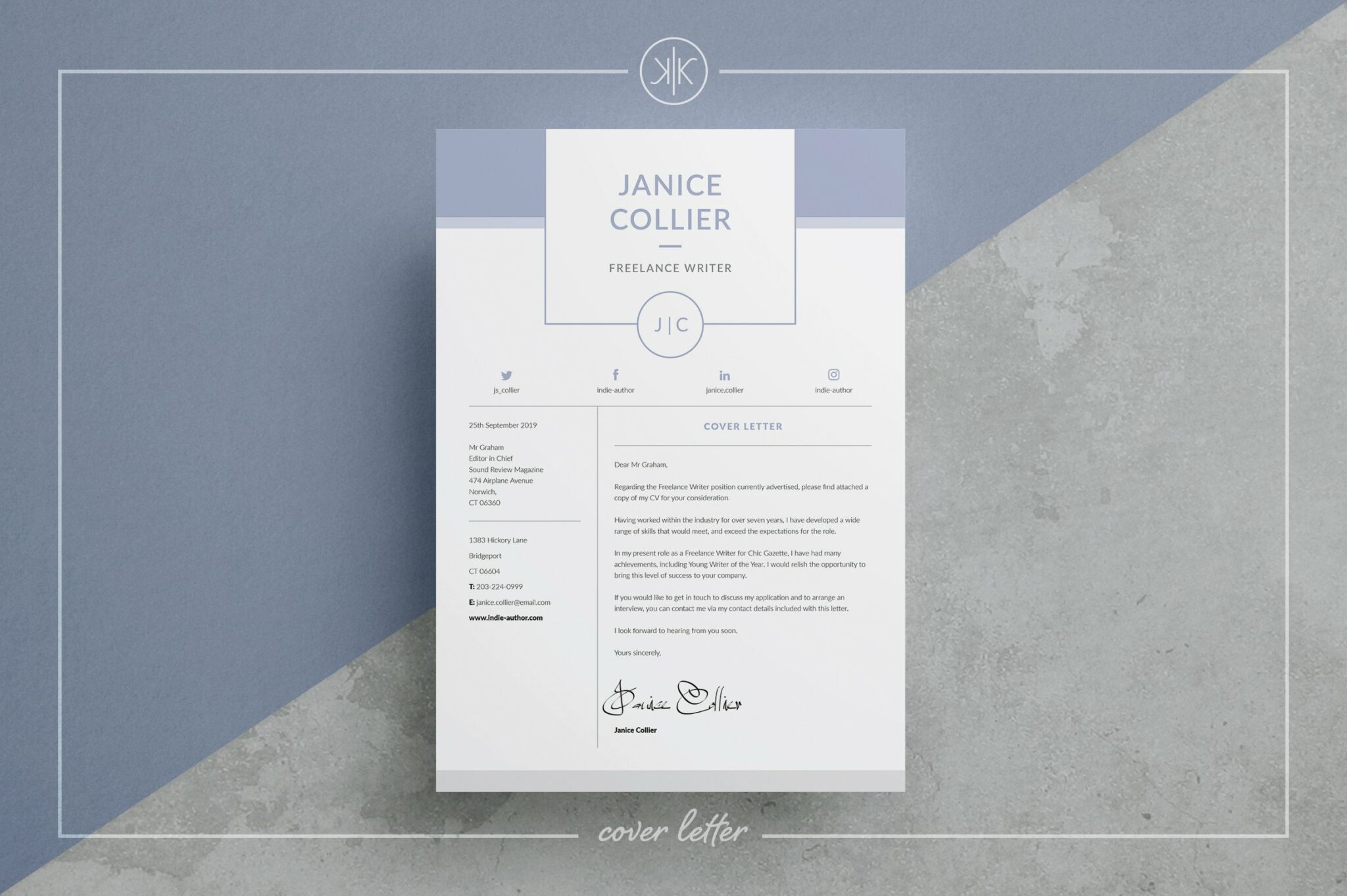 Copywriter Resumecv Janice Masterbundles 0269