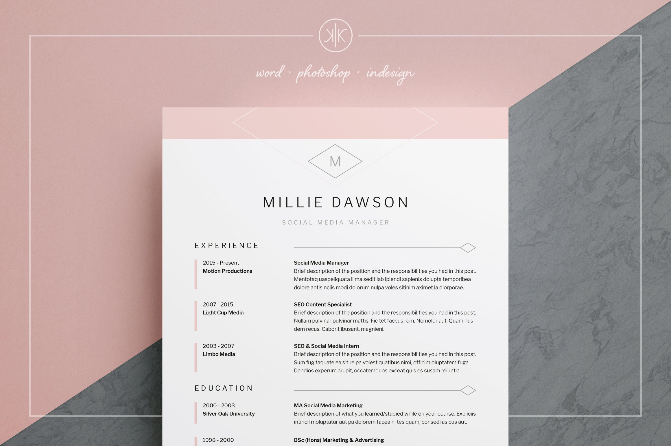Resume/CV | Millie cover image.
