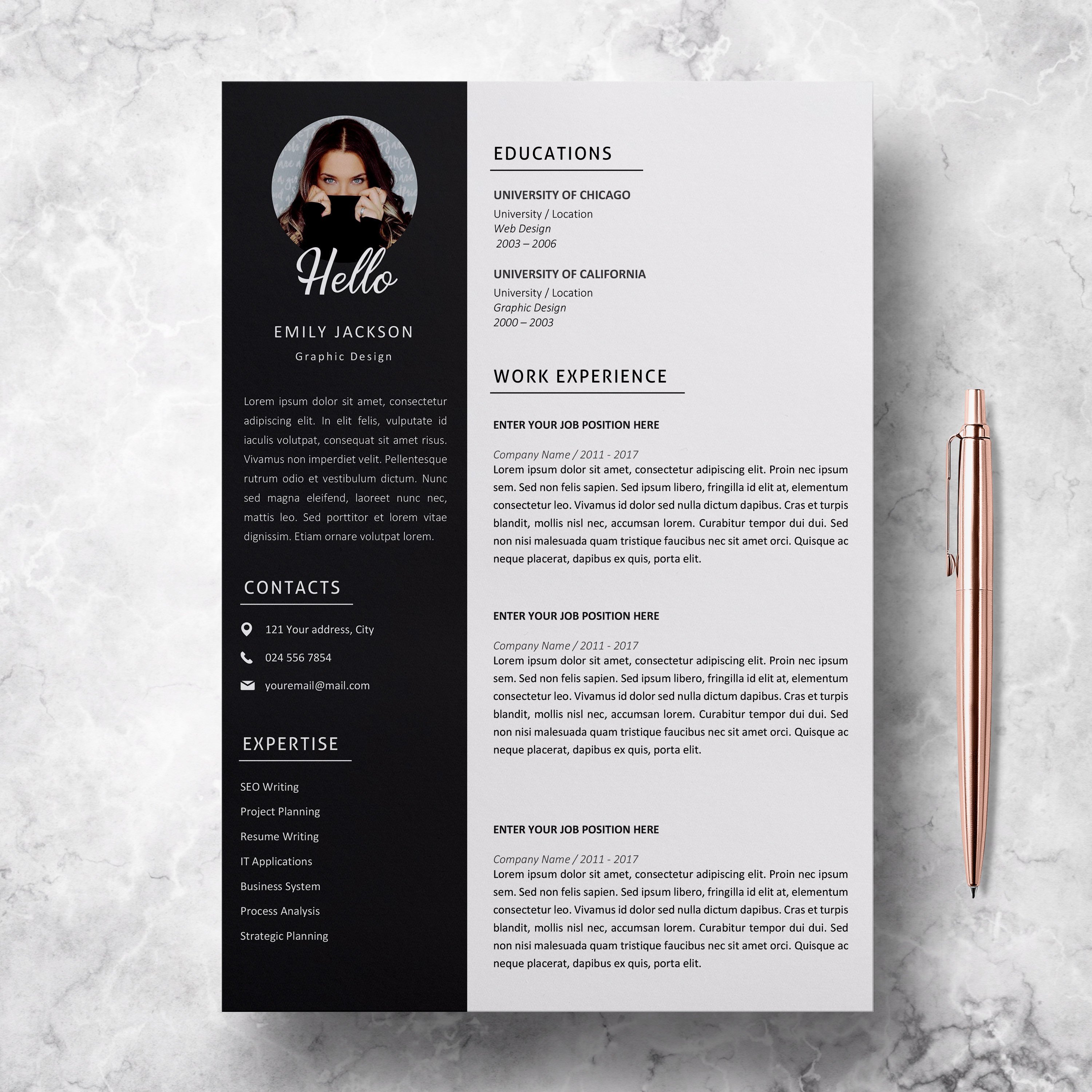 Resume | CV Template + Cover Letter cover image.