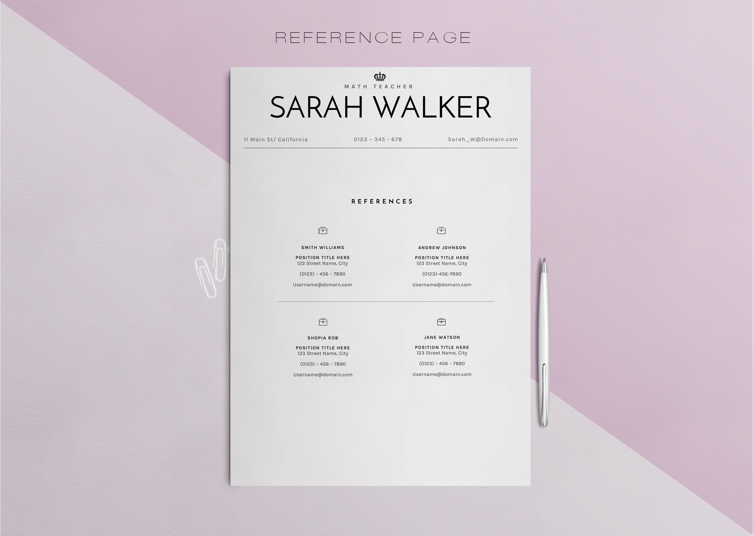 resume template 3nd page 54