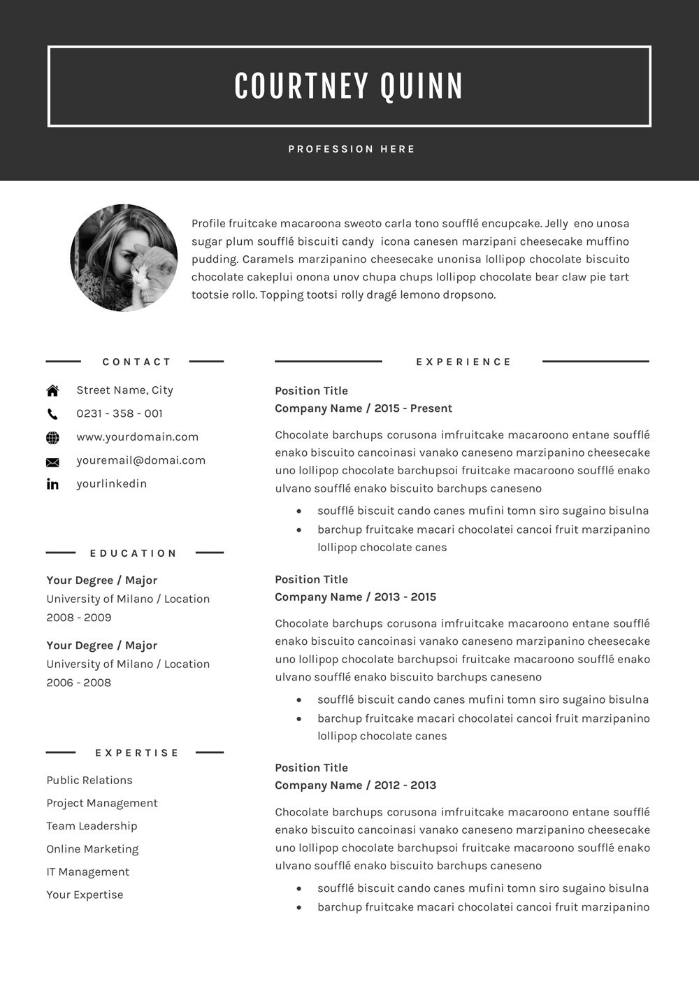 resume template 7 931