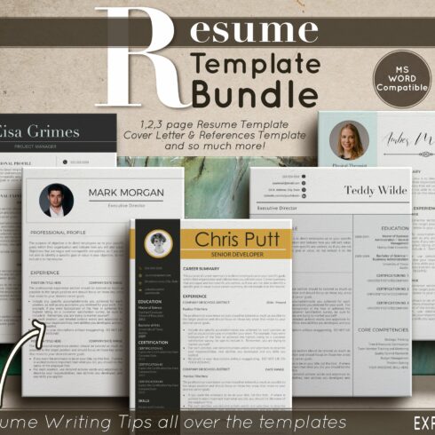 SALE! Premium Resume Bundle cover image.