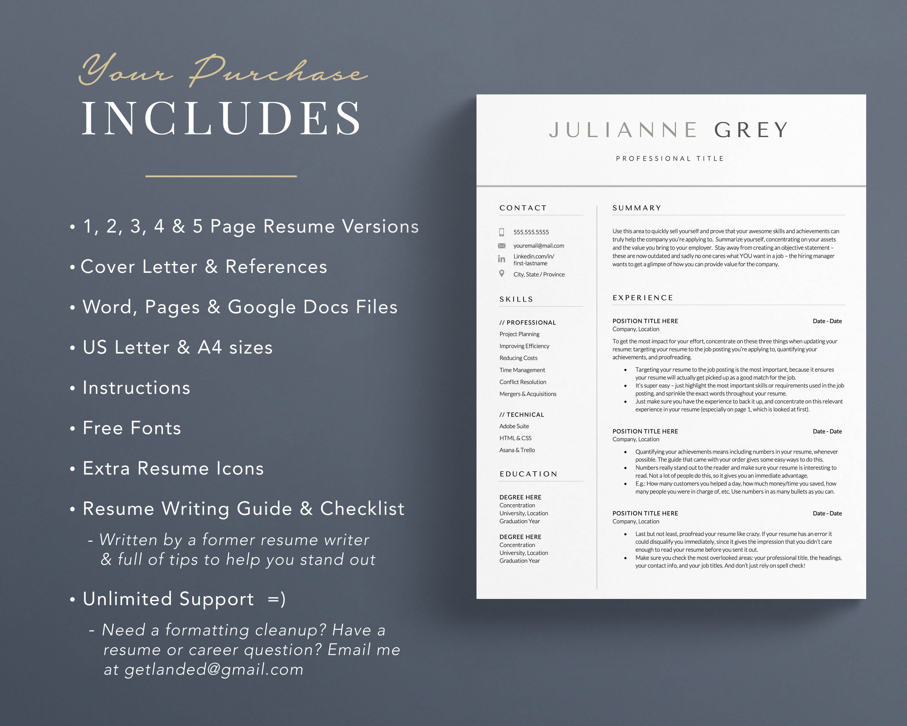 resume template for google docs word pages 737