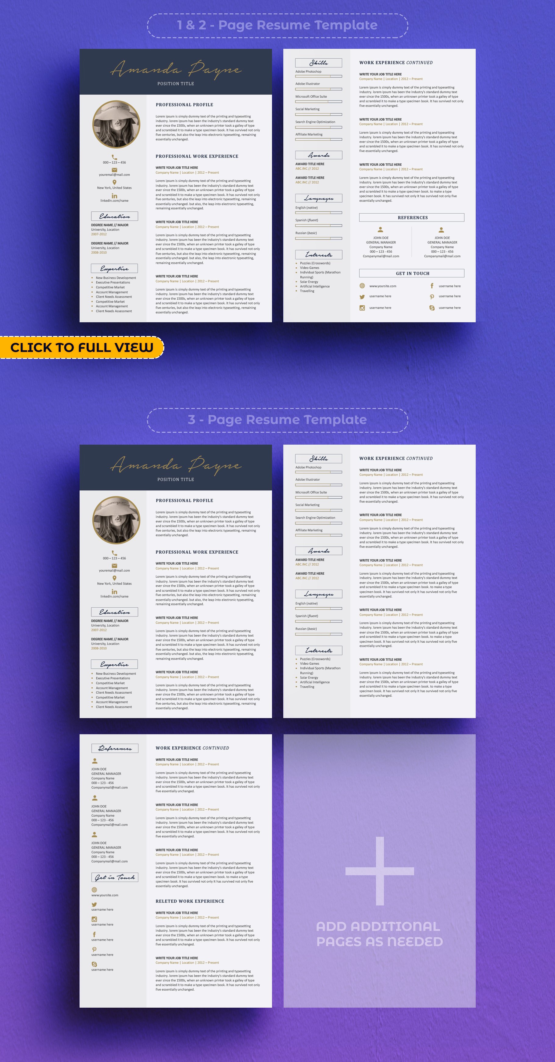 resume template for word 346