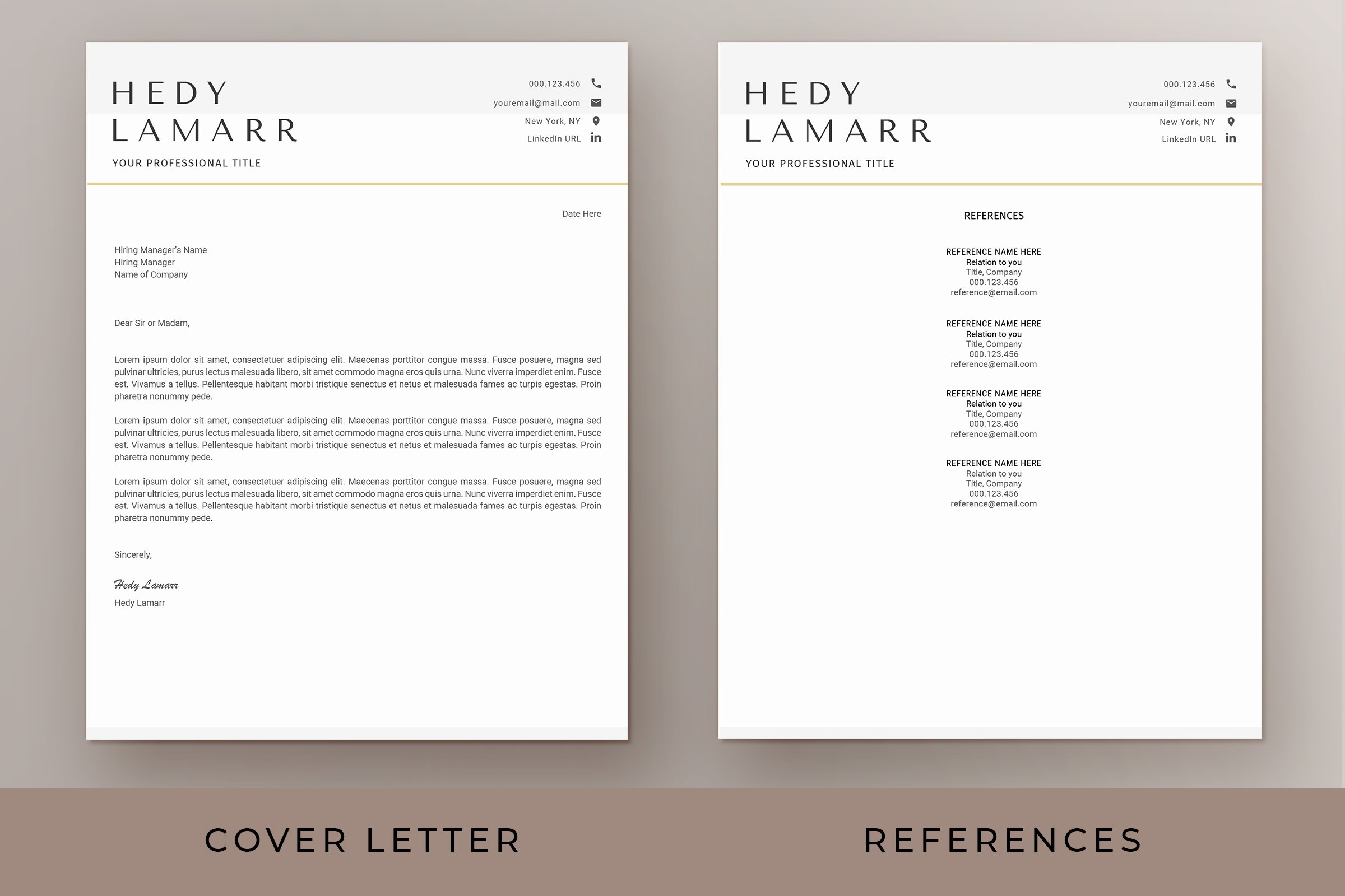resume template page 5 28
