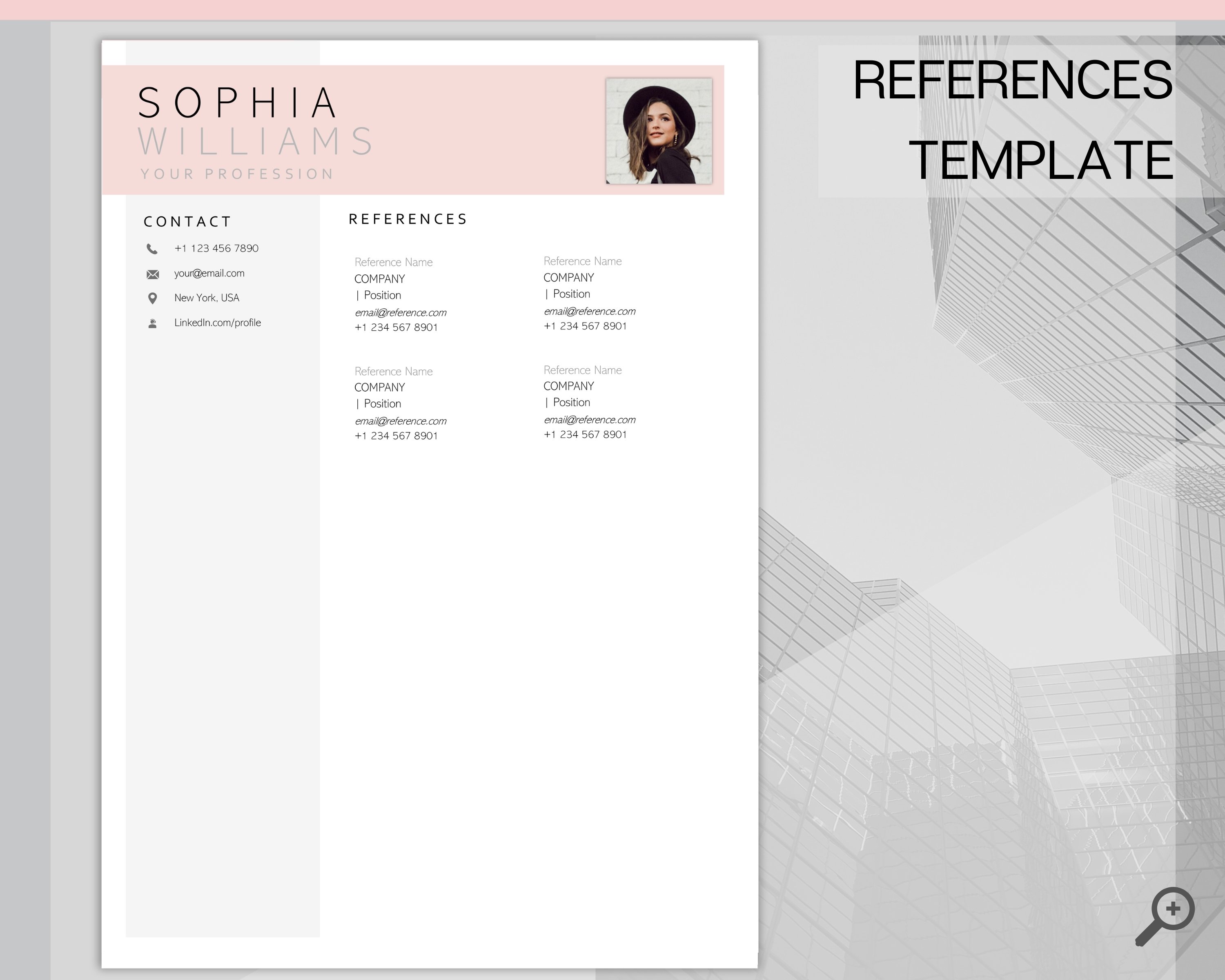 resume template word. cv 28729 580