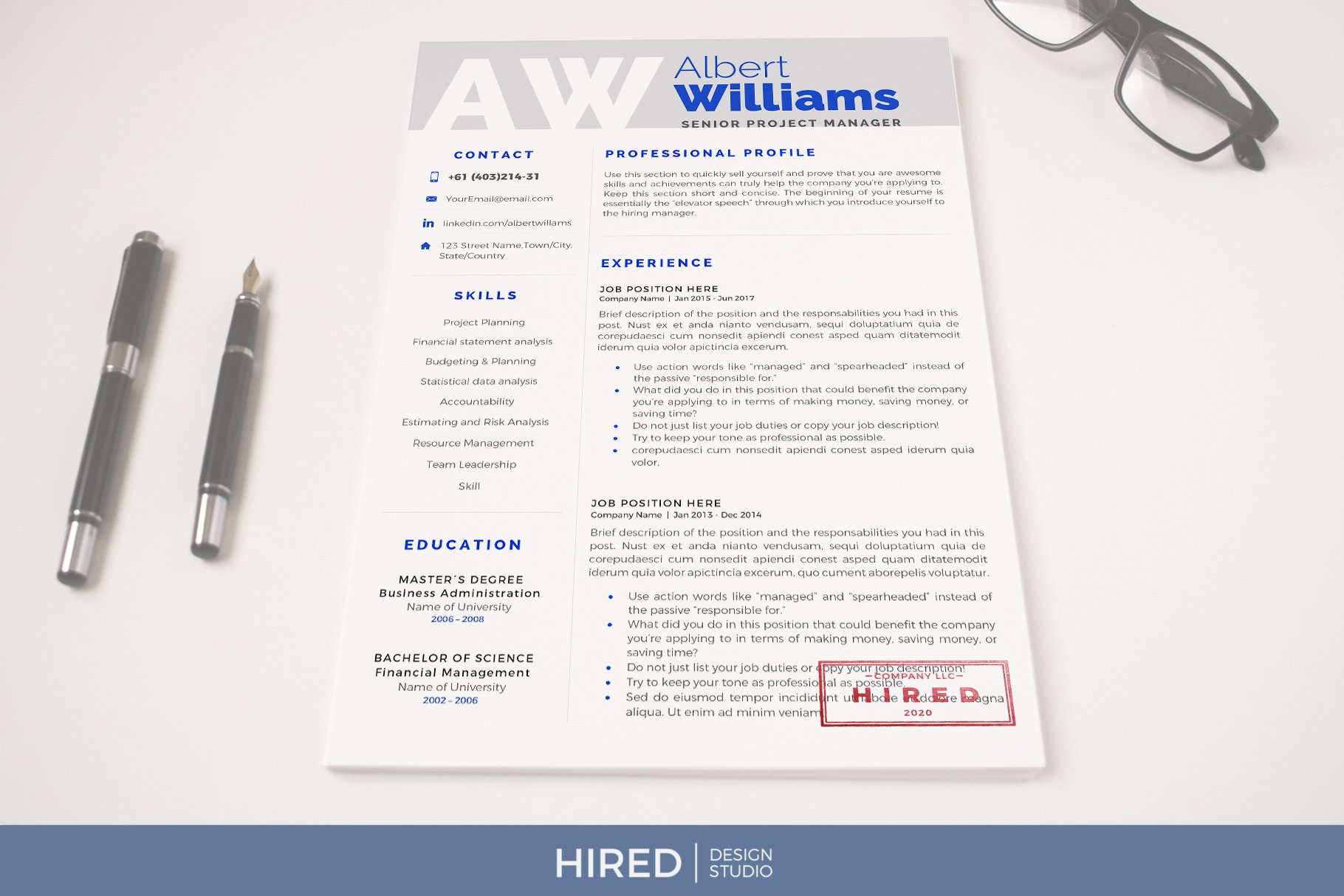 resume to get hired 511