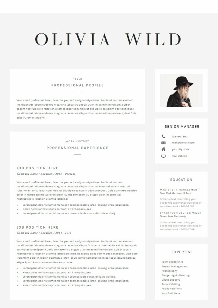 5 Page Resume