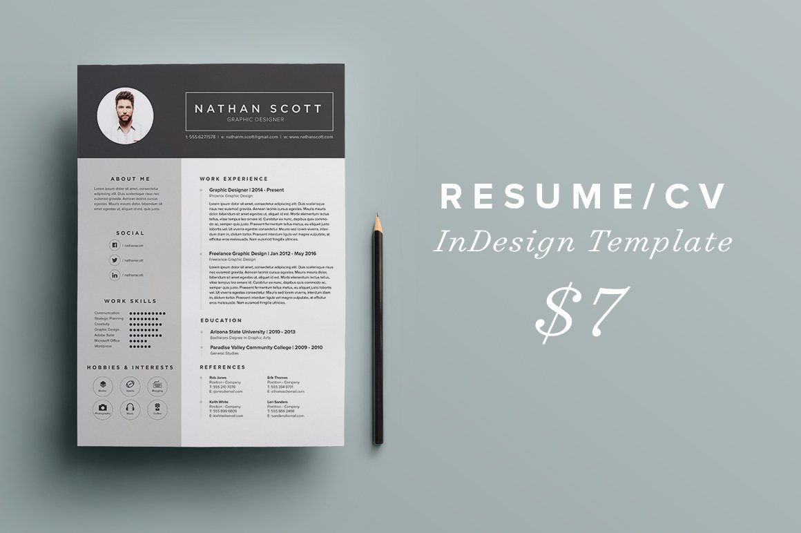 Resume/CV preview image.