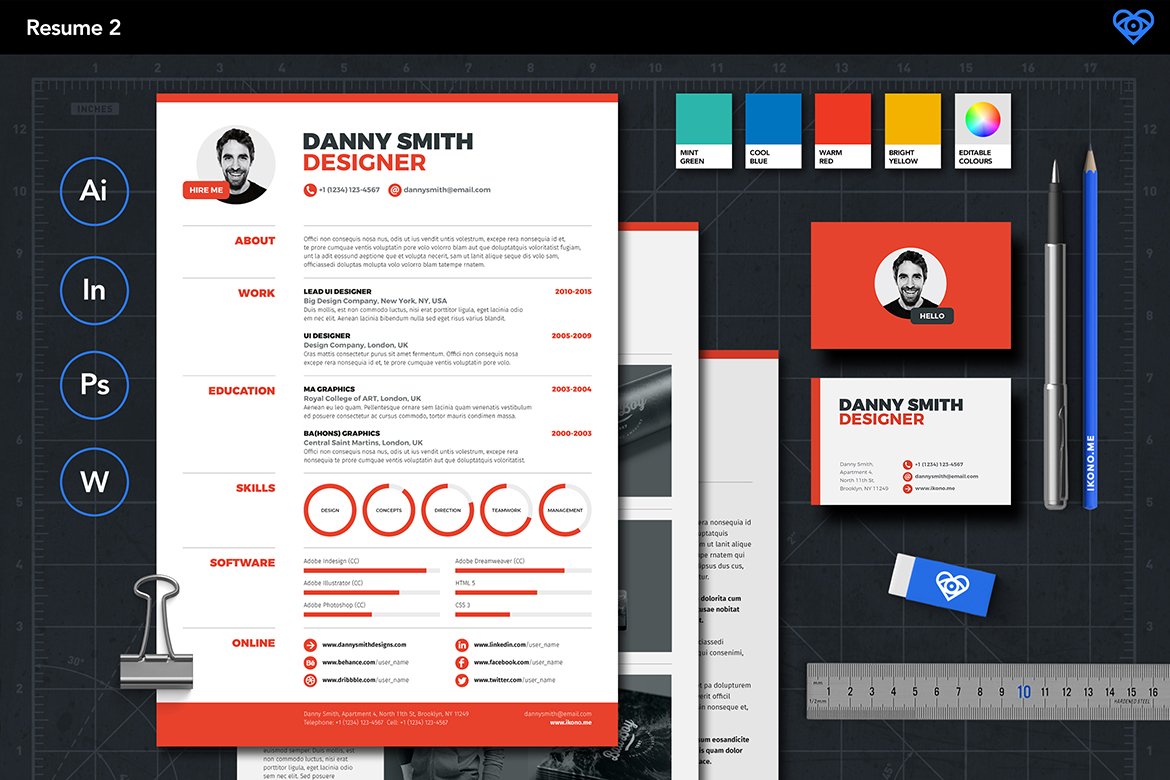 Resume 2 preview image.