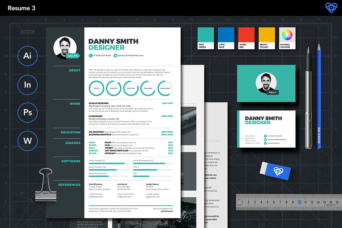 Resume 3 preview image.