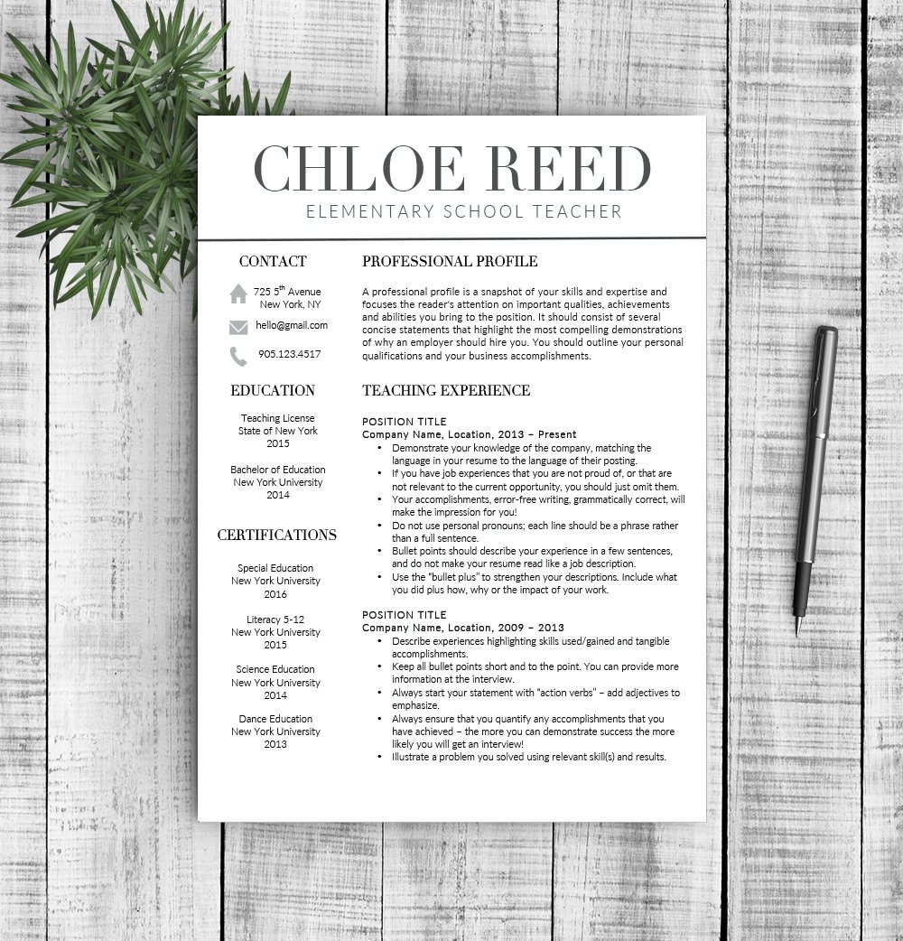 Resume & Cover Letter - Chloe cover image.