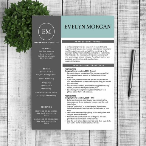 Resume & Cover Letter - Evelyn cover image.