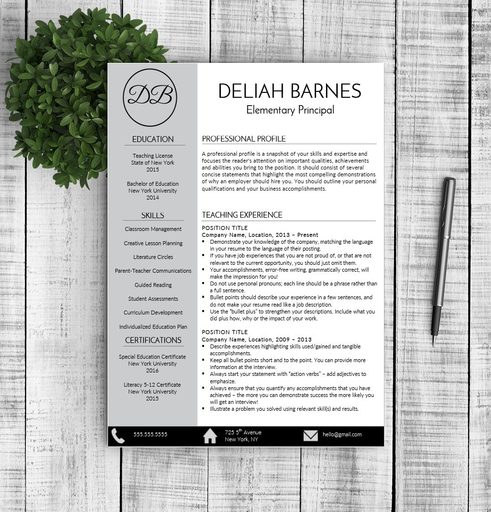 Resume & Cover Letter - Deliah cover image.