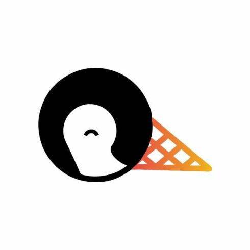 Ice cream pinguin  logo cover image.