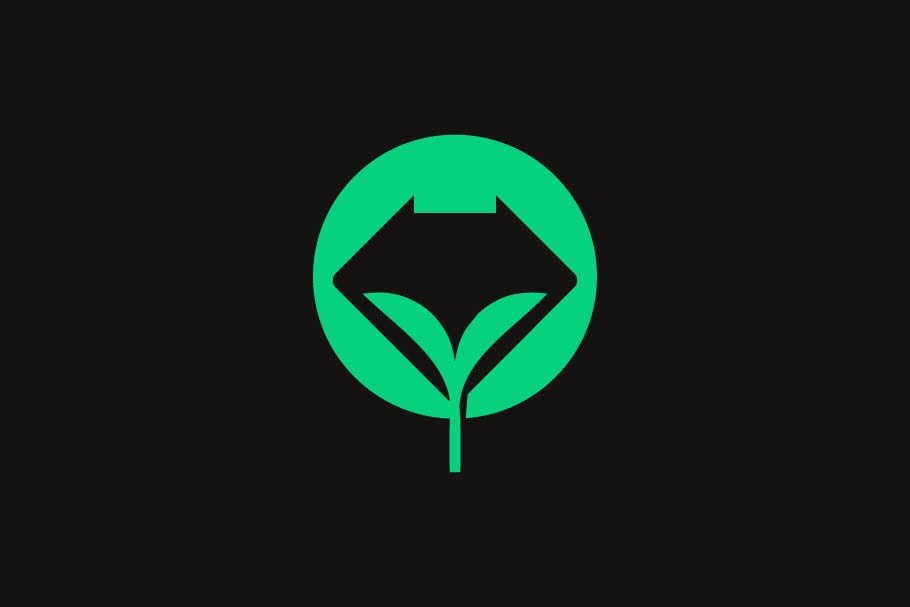 eco leaf fox logo cover image.