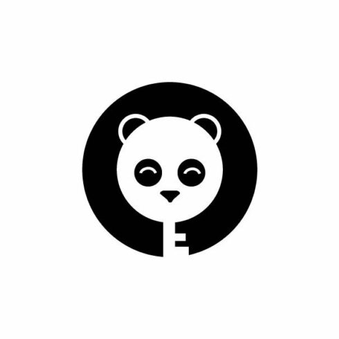 Letter o panda key logo cover image.