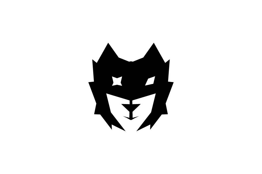 wolf face logo cover image.