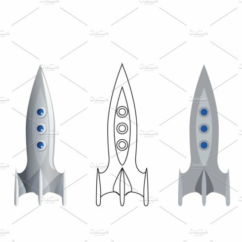 Rocket Symbol 3d cover image.