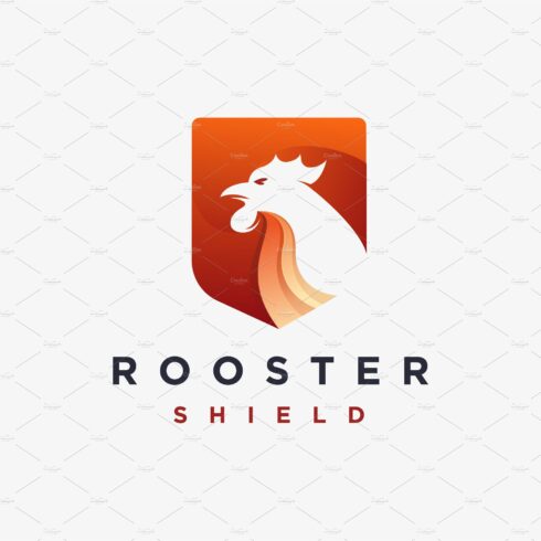 Modern shield and rooster logo cover image.