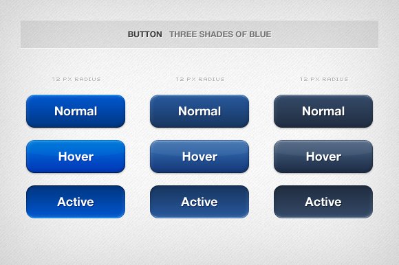 rounded and solid buttons 3 648