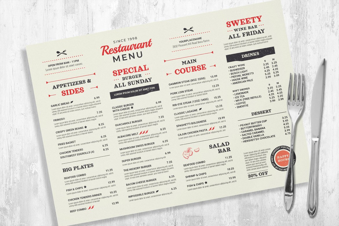 rustic bbq barbecue menu templates psd ai indd 04 677