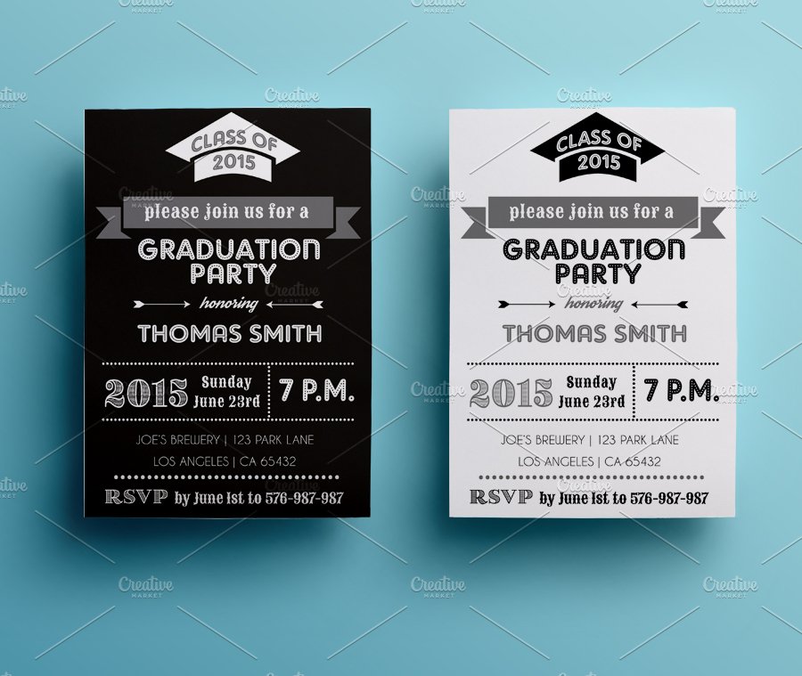 Graduation Party Invitation cover image.